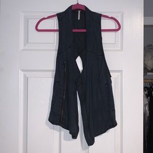 Free People Drapey Tencel Vest size small
